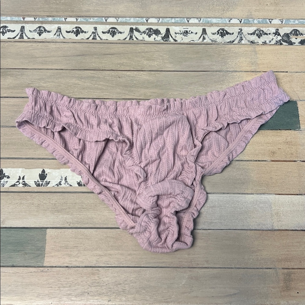 Free People Lilac Purple Ruffled Panties XS